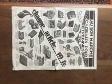 CATALOGUE AU BON MARCHE ETRENNES 1926  4 pages