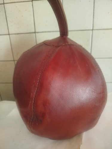 Medecine ball vintage cuir - medecine,
