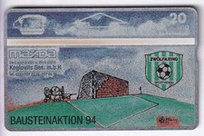 TEST CARTE CARD .. AUTRICHE 20U L&G PRIVEE ESSAI DUMMY FOOTBALL SOCCER TBE/LUXE