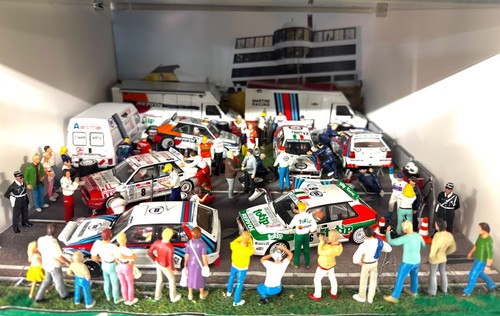 Diorama assistance rallye - assistance,