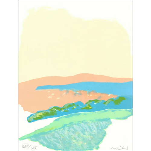 Mühl roger lithographie - mÜhl,