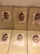 Vintage studio photograph lot