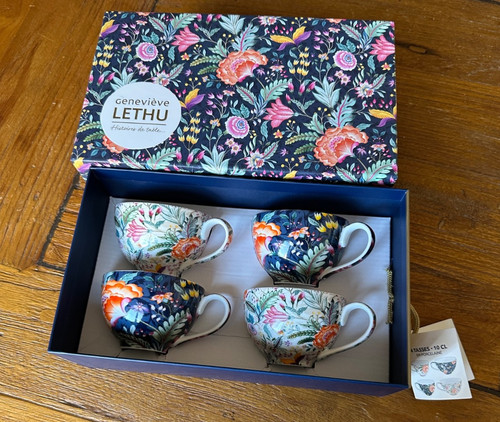 Coffret tasses geneviève - tasses,