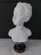 Buste De Louise Brongniart Par Houdon, Biscuit De Porcelaine, Villenauxe, 33 cm