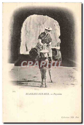 Beaulieu sur mer paysanne - —,