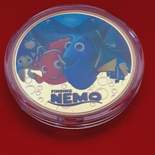 Médaille Nemo disney - dorure à l'or fin 24 carats qualité Belle Epreuve neuve. 