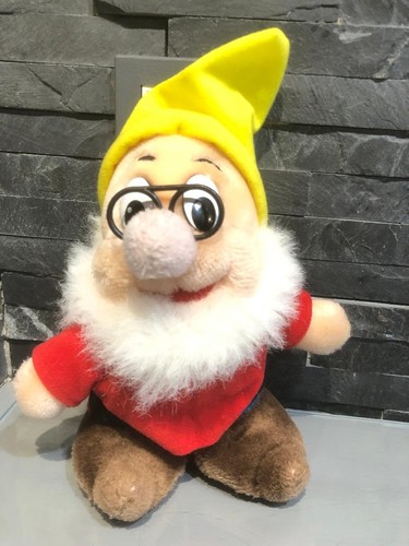 Peluche blanche neige les 7 - peluche,