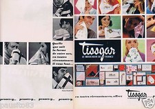Publicité Advertising 096 1967 Tissgar le mouchoir de France  (2 pages)