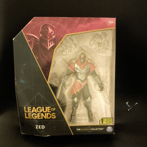 Zed figurine league of - zed,