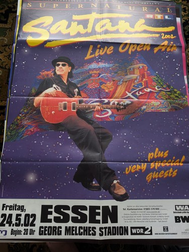 Affiche concert santana - affiche, de
