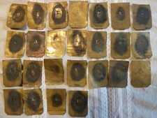 ANCIEN POCHOIR EN CUIVRE LETTRE IMPRIMERIE,BRODERIE