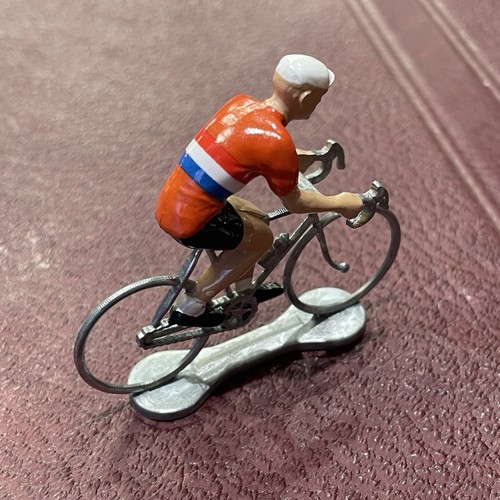 Jouet cycliste plomb alu