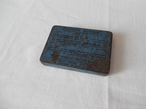 Boite ww2 ointment anti - boite, anti-gas
