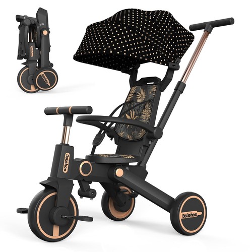 Foldable baby tricycle push - baby,