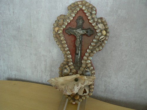 Benitier decor coquillages - /,