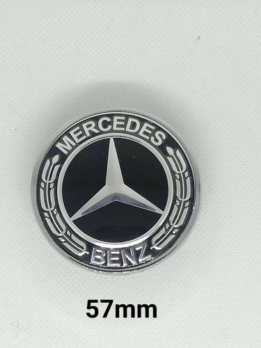 Logo capot amg noir 57mm - logo,