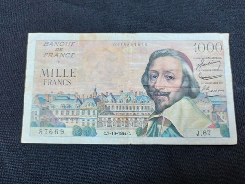 1000 francs richelieu - 1000,