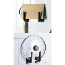 Crochets à Chapeau Pack de 8 Rangement Mural Sans Perçage pour Chapeaux de Bas