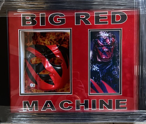 Kane mask framed signed - kane,