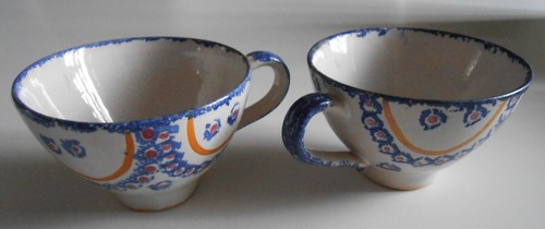 Ancienne paire tasse - ancienne, de