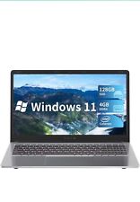 Ordinateur portable SGIN 15,6 Pouces Ordinateur Portable, 4 Go RAM 128 Go SSD