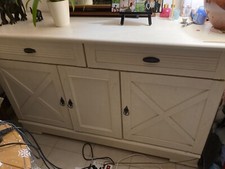 buffet bois 3 portes 2 tiroirs