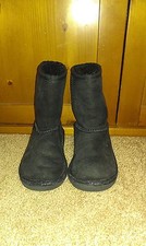 Kids Black Suede Ugg Brand