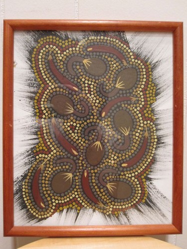 Peinture vintage abstraite - vintage,