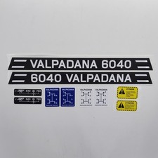 Kit Autocollants de Remplacement Compatible Valpadana 6040 Tracteur Stickers
