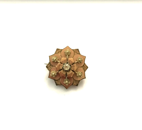 Ancienne broche plaqué - broche, en