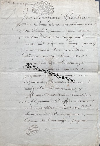 Montesquiou françois - [montesquiou], (françois