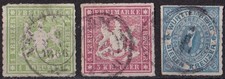 Allemagne-Wurtemberg-Timbres