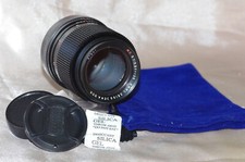 Objectif M42 CARL ZEISS SONNAR 135mm f3,5, bouchons, pare-soleil et housse, TBE