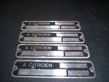 CITROEN  4 plaques moteur