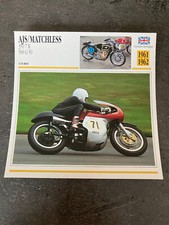 CARTE FICHE MOTO collection