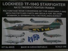 Maquette Avion RVHP 1/48 Ref 48025 Lockheed TF-104G starfighter (conversion kit)