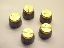 5x Bouton à Capuchon Doré de