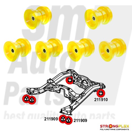 Kit silent bloc berceau - bloc,