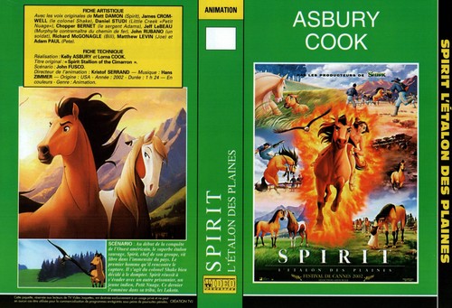 Jaquette spirit - vhs),
