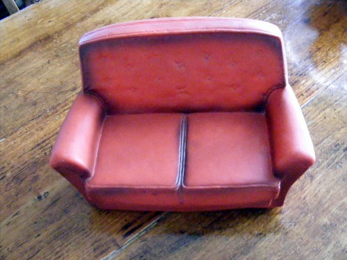 Ancien canape jouet - , en