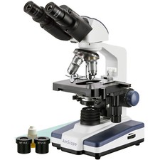 AmScope B120C 40X-2500X LED Microscope Binoculaire De Laboratoire Avec Scène 3D