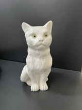 ceramic cat sculpture pottery