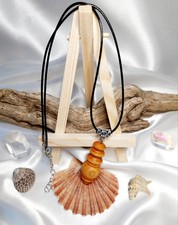 Collier / Pendentif Artisanal en bois d'If