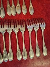 Ménagère couverts À Poisson Empire  Recamier Apollo Métal Argenté 