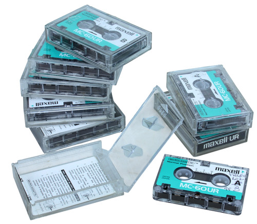 Maxell lot 8 microcassette - 8,
