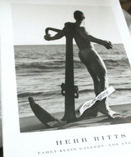 nu masculin photo poster affiche art noir et blanc décoration marine Herb Ritts