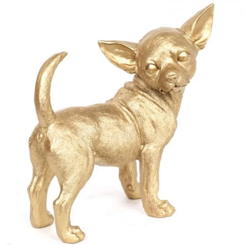 Statue chihuahua résine - statue, en