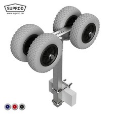 4 fois Rouleaux chariot de mise à l'eau aide à la mise à l'eau Ø 200 mm