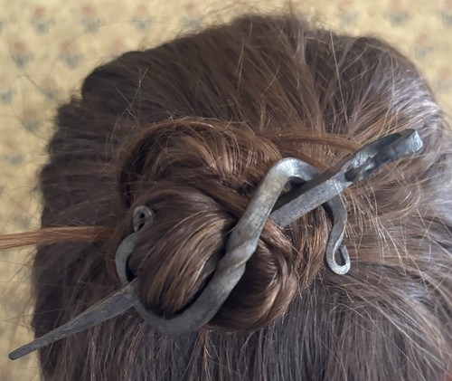 Hand forged steel hair - hand-forged,