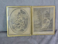PAIRE DE GRAVURES anciennes